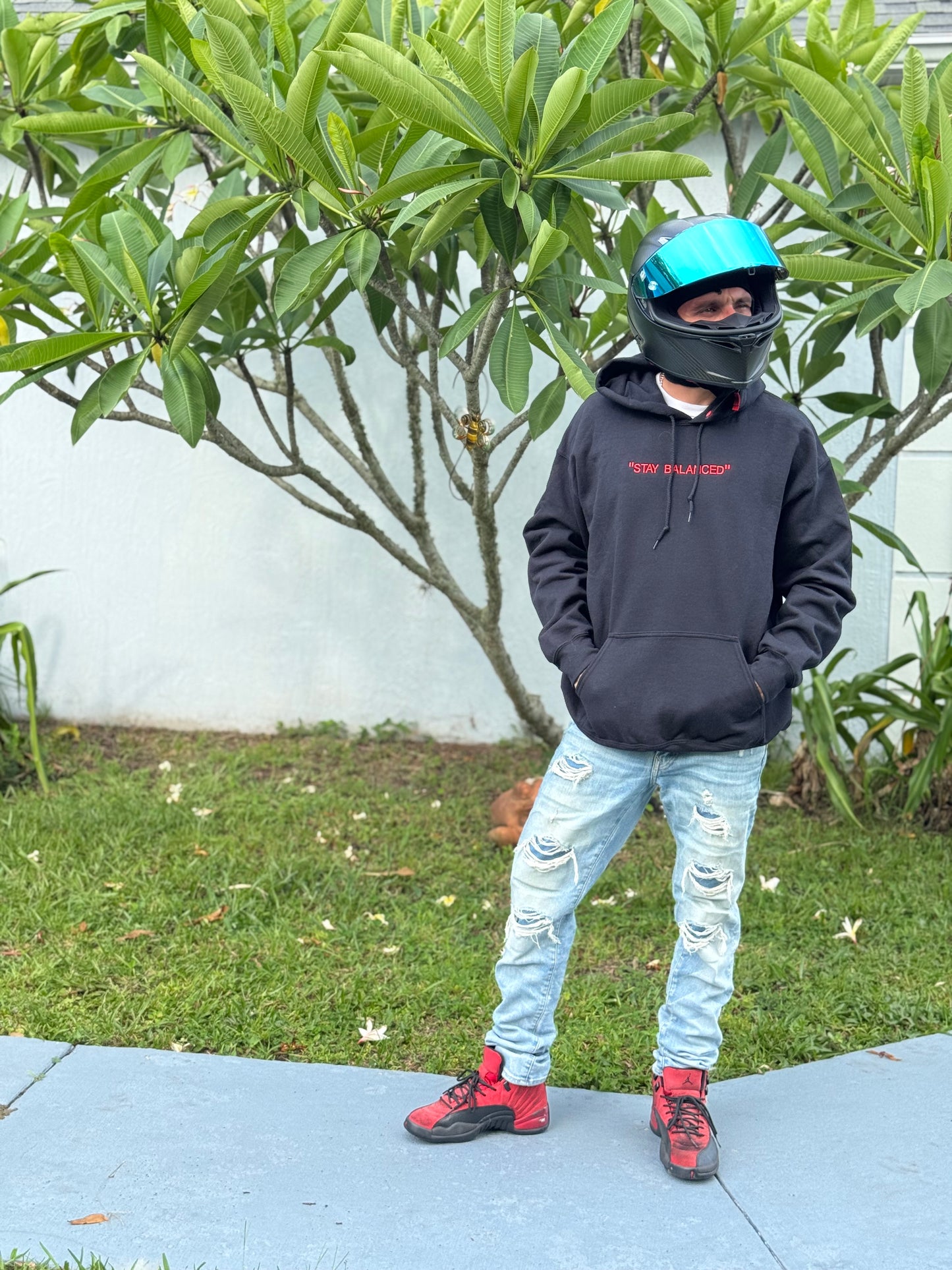“Stay balanced” OG black and red