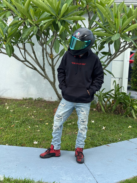 “Stay balanced” OG black and red