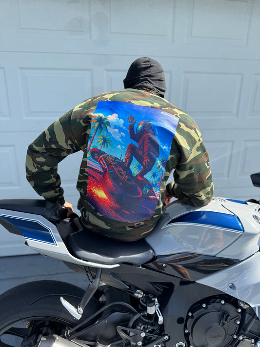 Surfer CAMO limited hoodless